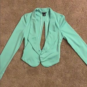 Like New! Mint cutout blazer / jacket